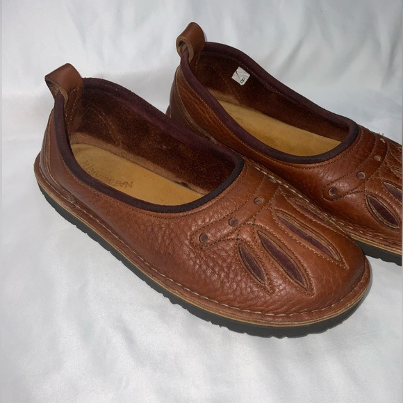 Native Earth Handmade Leather Unisex Low Shoes Court Slipper - Picture 5 of 16